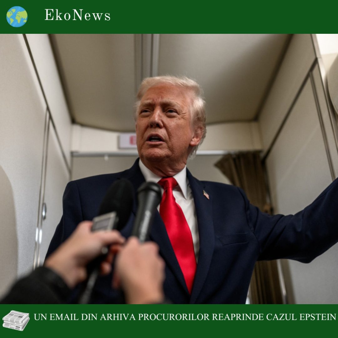 Transparență cu note de subsol: „dosarul Epstein” revine în prim-plan după un email despre opt zboruri atribuite lui Trump